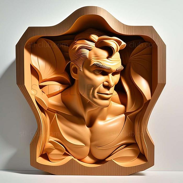 3D модель Джефф Кунс, американский художник (STL)